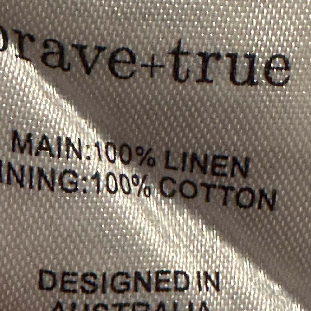 NWT Brave + True Matilda Linen short dress - Picture 8 of 9